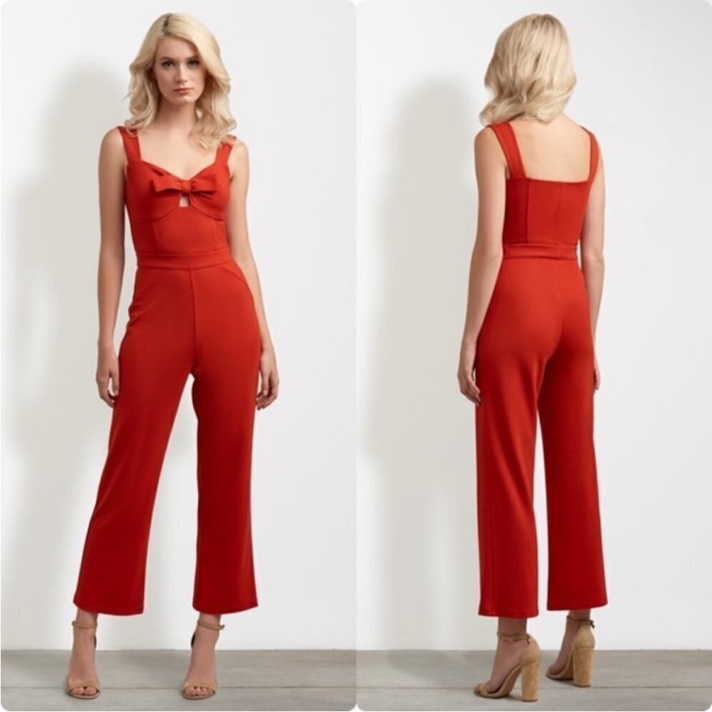 Red jumpsuit